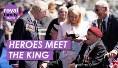 D-Day Veterans Share Moving Memories With The King and Queen
