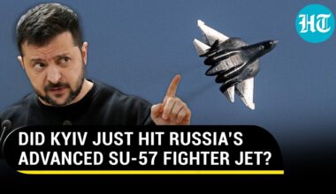 Ukraine’s Drones ‘Strike’ Putin’s Su-57 Fighter Jet At Russian Air Base, Releases Proof | Watch