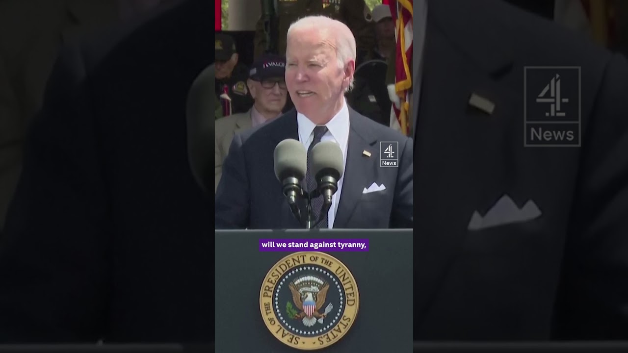 Biden backs Ukraine a tD-Day 80