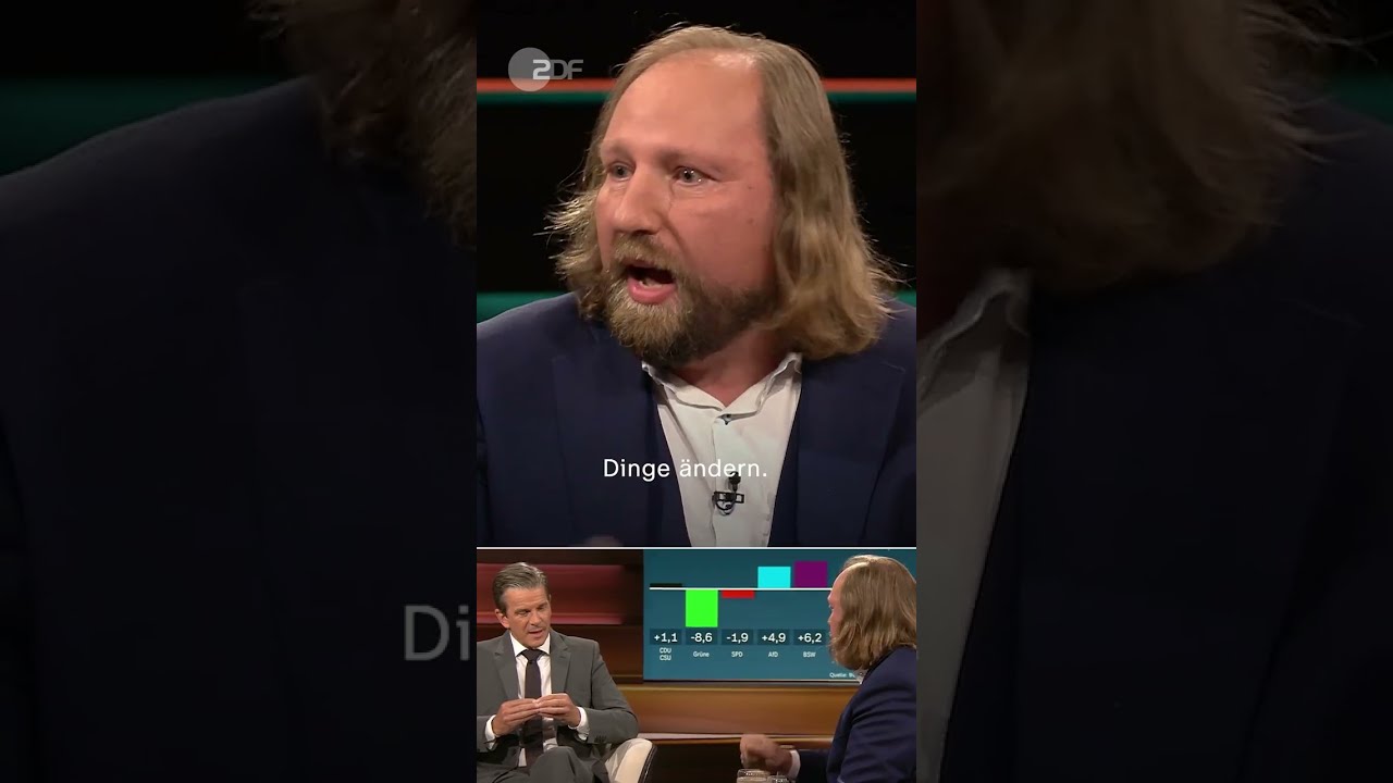 Wahl-Debakel für die Grünen: So reagiert Hofreiter bei #Lanz | #markuslanz #shorts #politik