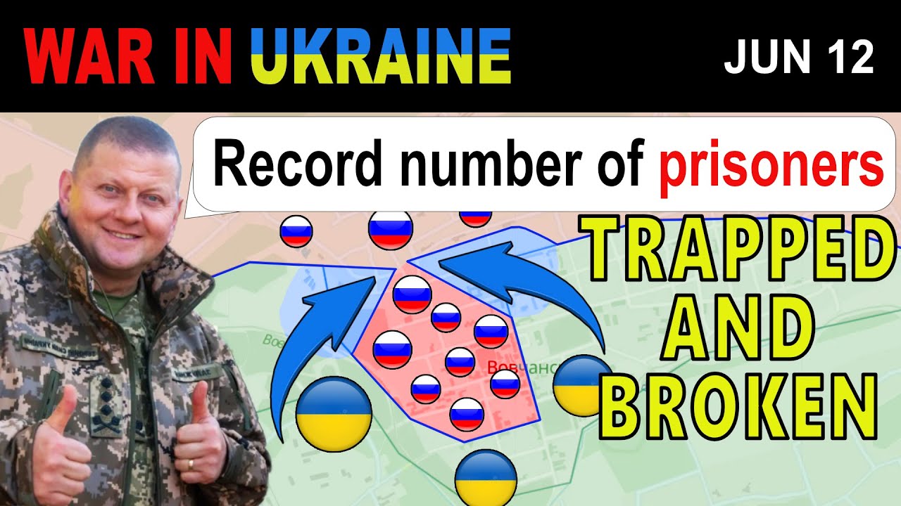 12 Jun: RESISTANCE WAS FUTILE. Russians Surrender IN LARGE NUMBERS in Vovchansk | War in Ukraine