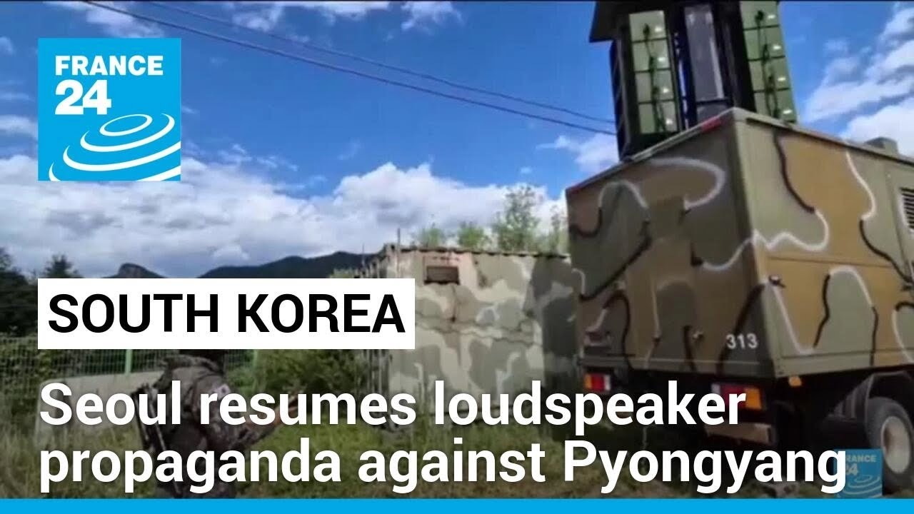 South Korea retaliates against North Korea with loudspeaker broadcasts • FRANCE 24 English