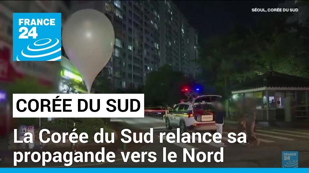 La Corée du Sud relance sa propagande par haut-parleurs vers le Nord qui envoie de nouveaux ballons
