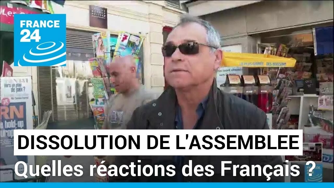Dissolution de l'Assemblée nationale par Emmanuel Macron : quelles réactions des Français ?