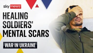 The Ukrainian troops suffering mental scars of war | Russia - Ukraine war