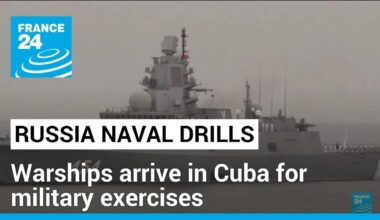 Russian warships reach Cuban waters ahead of military exercises in the Caribbean • FRANCE 24