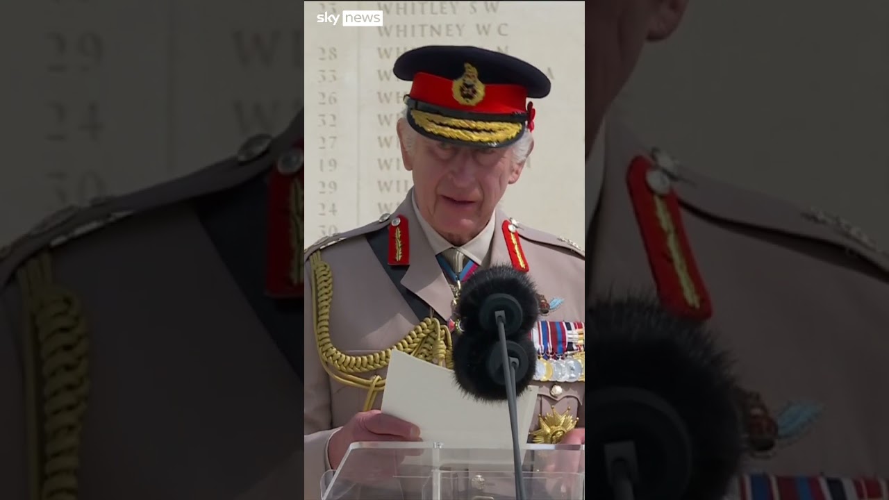 King Charles pays tribute to D-Day veterans