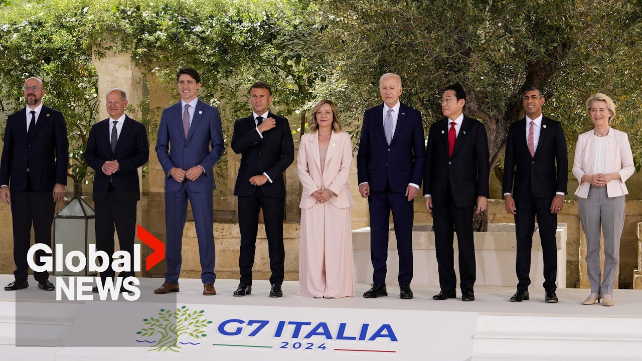 G7 leaders agree on US$50B loan for Ukraine using frozen Russian assets