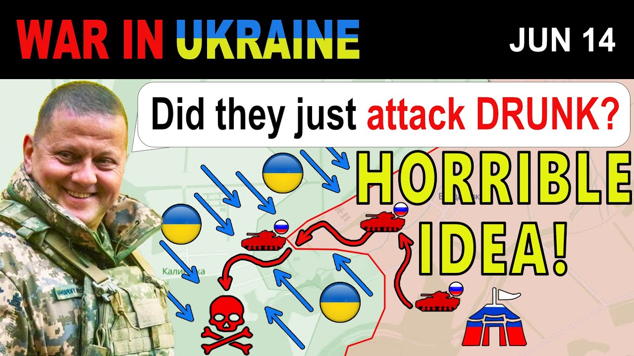 14 Jun: DEAD IN 7 MINUTES: Disoriented Russian Driver GOT HIS UNIT KILLED! | War in Ukraine