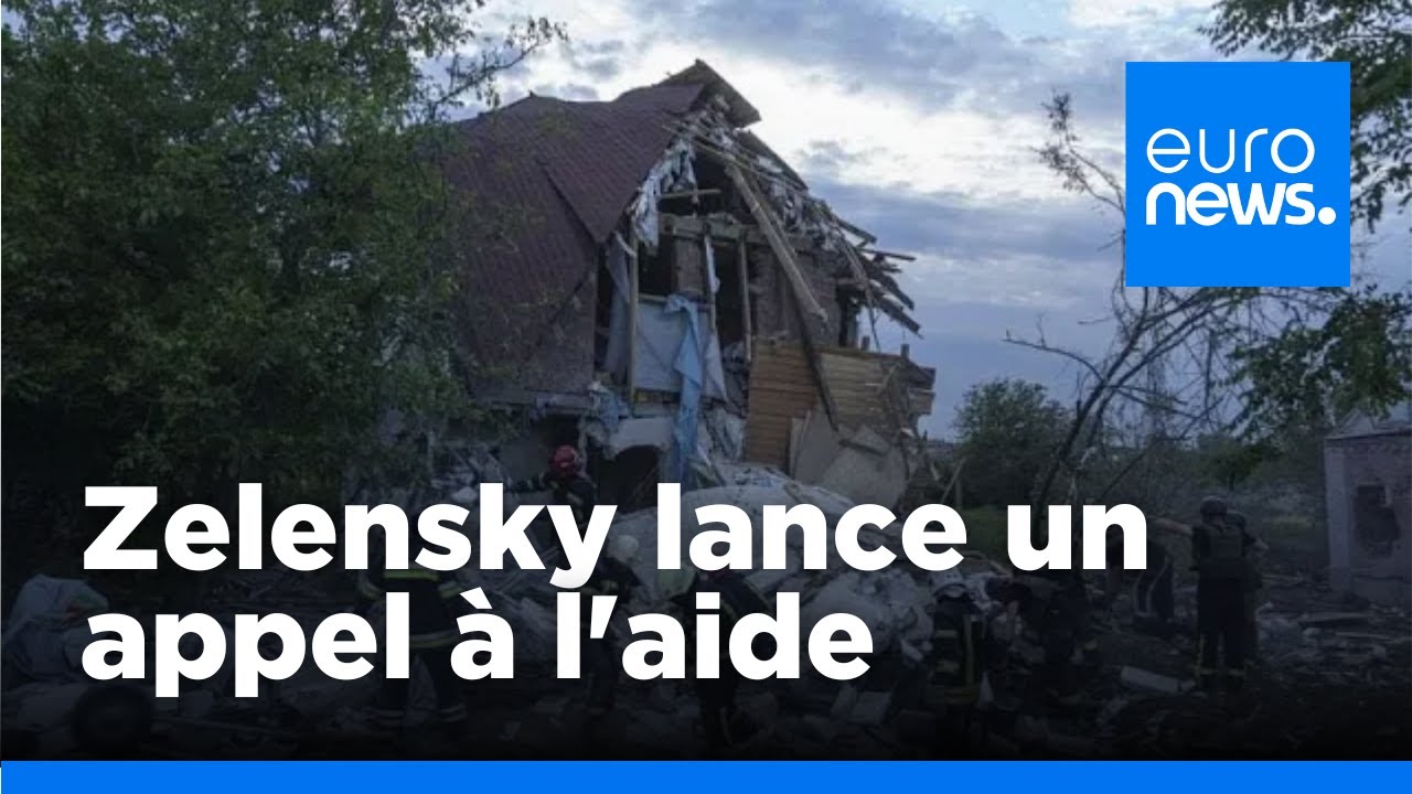 Encore une nuit sous les bombes en Ukraine, la capitale frappée | euronews 🇫🇷