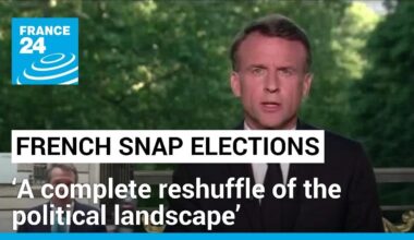 French snap elections: ‘A complete reshuffle of the political landscape’ • FRANCE 24 English