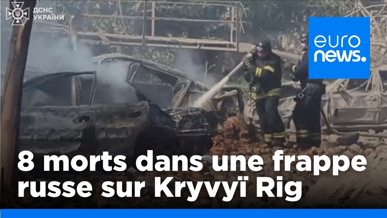 Ukraine : frappe russe meurtrière, accord de sécurité avec les États-Unis | euronews 🇫🇷