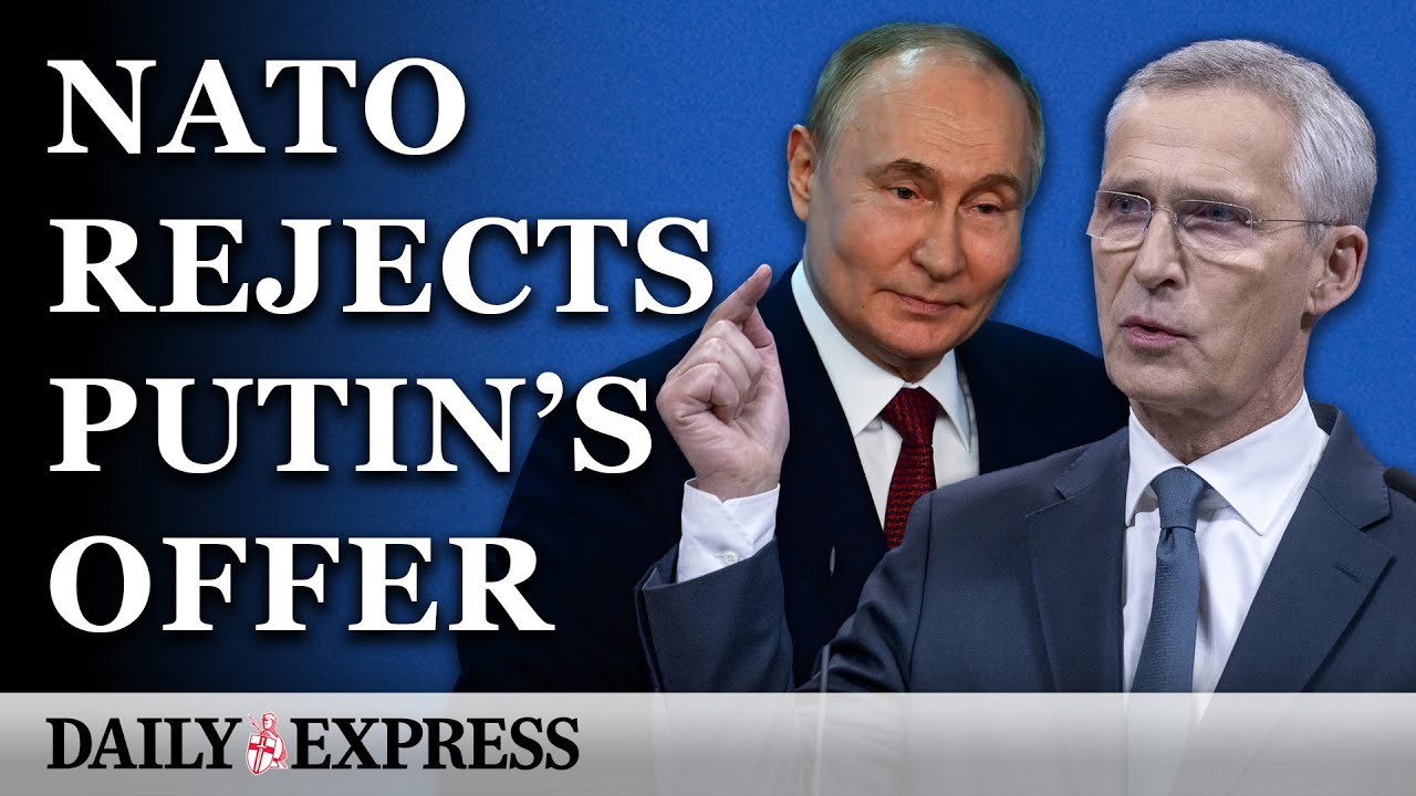 Putin's ceasefire proposals are 'not in good faith' says Stoltenberg