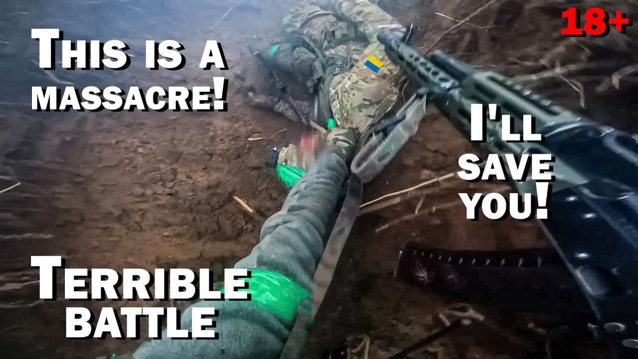 Ukrainians have broken through the defenses. Russians surrender. War in Ukraine POV 18+