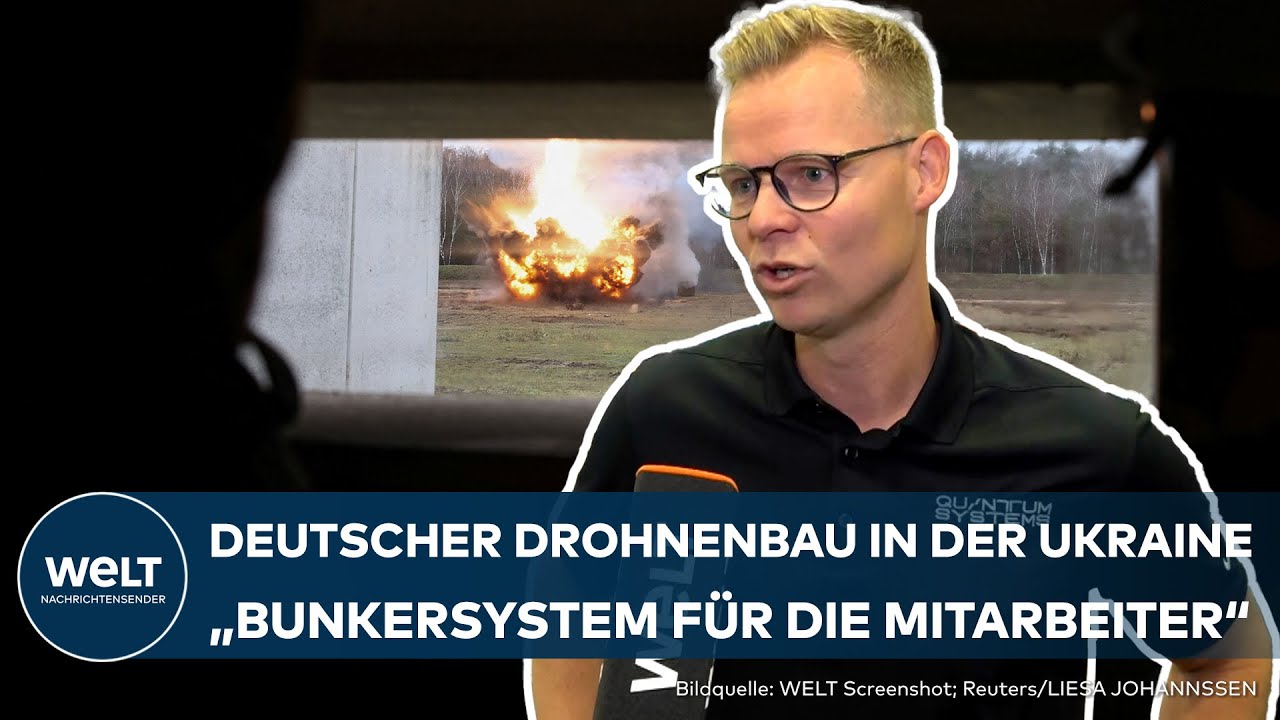 UKRAINE-KRIEG: Hightech made in Germany! Deutscher Unternehmer produziert Drohnen im Kriegsgebiet
