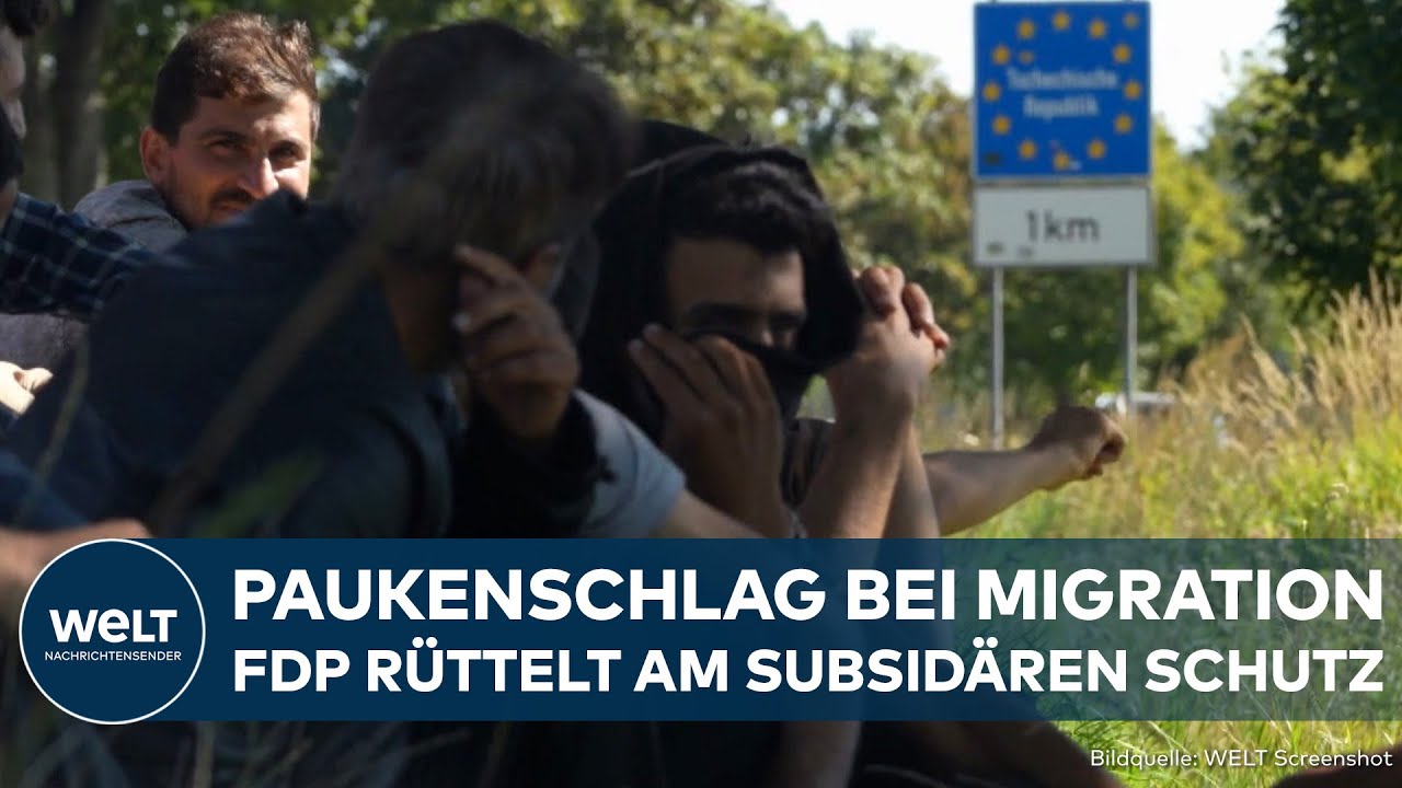 DEUTSCHLAND: Paukenschlag bei Migration! FDP stellt den subsidiären Schutz für Geflüchtete infrage