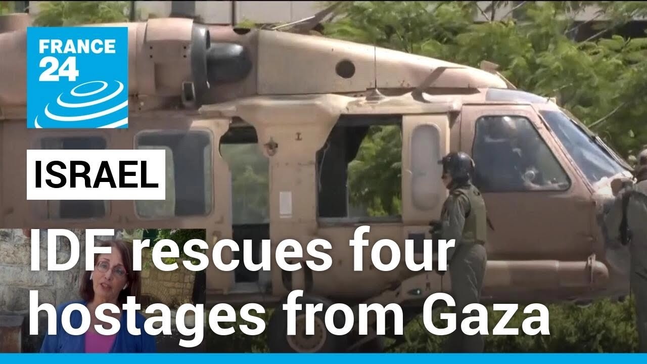 Israel rescues four hostages from Gaza • FRANCE 24 English