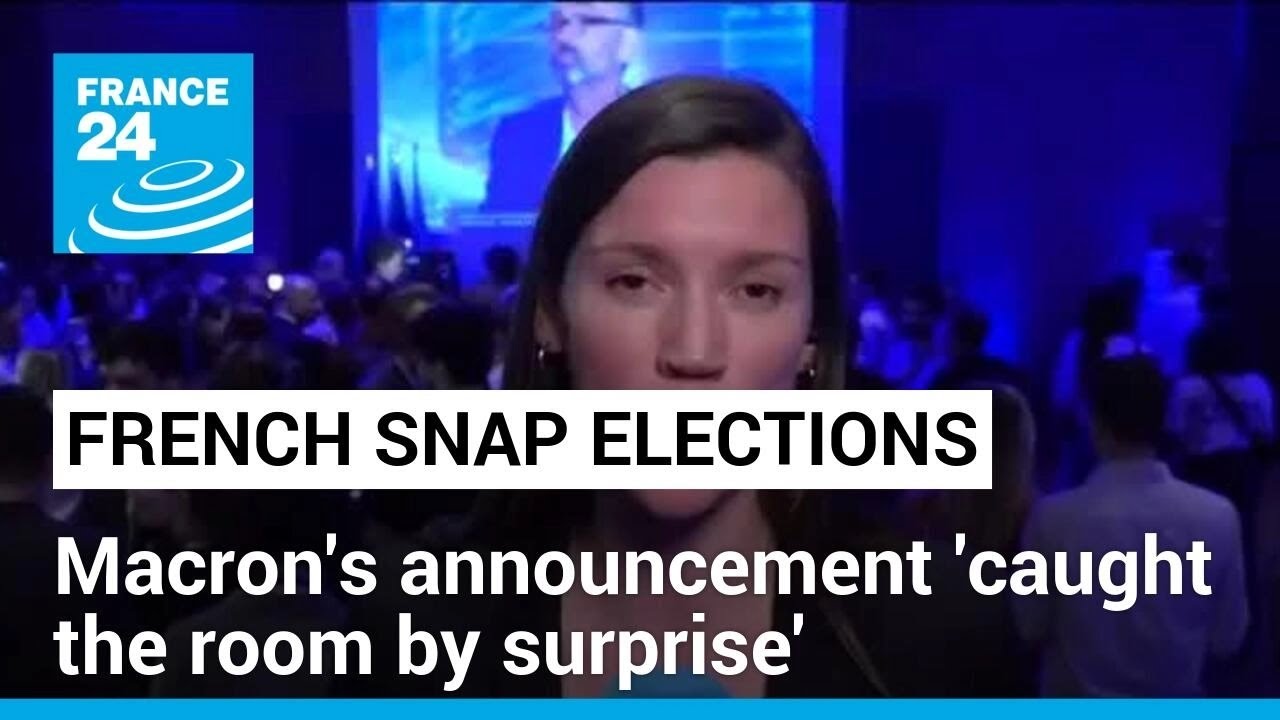 Macron's call for new elections 'caught the room by surprise' • FRANCE 24 English