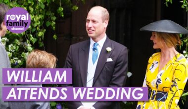 Prince William Attends The Wedding of Duke of Westminster and Olivia Henson