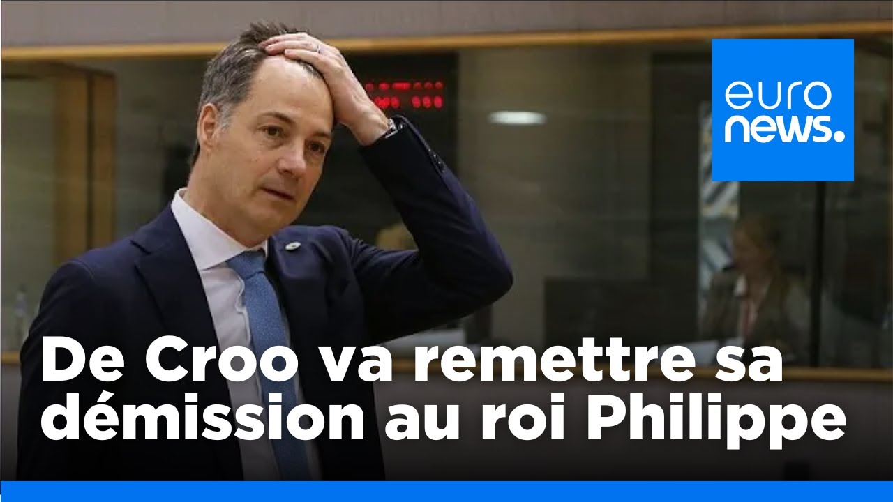 Défaite Électorale : Démission du Premier ministre belge De Croo | euronews 🇫🇷