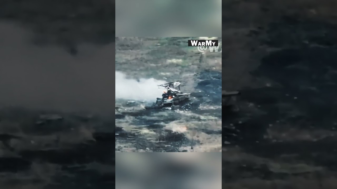 Such a small drone did this #russiaukraine #ukraine #war #military #ukrainewar
