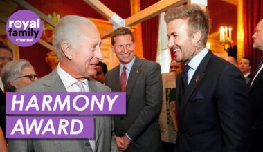 ‘Delighted’ King Awards First Harmony Prize With David Beckham