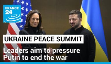 Ukraine peace summit in Switzerland: leaders aim to pressure Putin to end the war • FRANCE 24