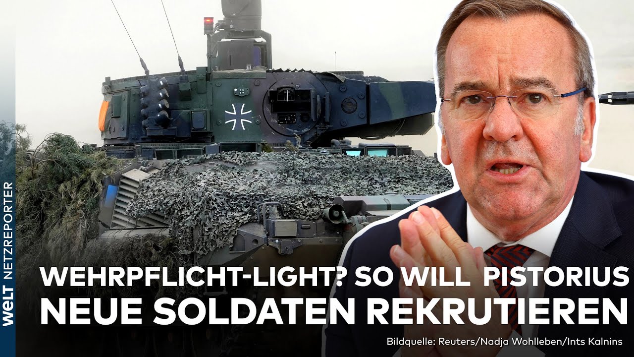 RÜCKKEHR DER WEHRPFLICHT? Pistorius stellt seinen Plan vor! Nachwuchs für die Bundeswehr gesichert?