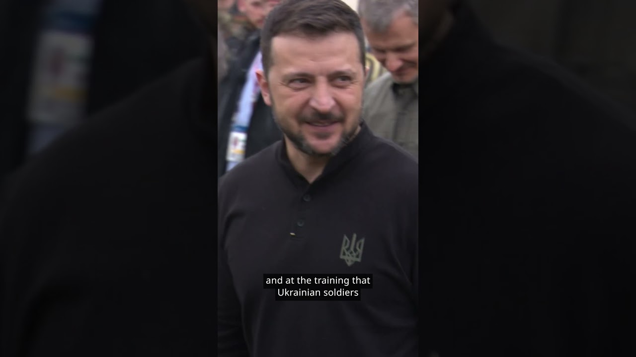 Accompanying Zelenskyy to military exercise outside Berlin | DW News