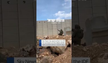 IDF appears to fire objects into Lebanon