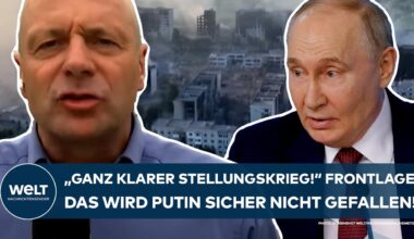 UKRAINE-KRIEG: "Ganz klarer Stellungskrieg!" Frontlage! Das wird Wladimir Putin nicht gefallen