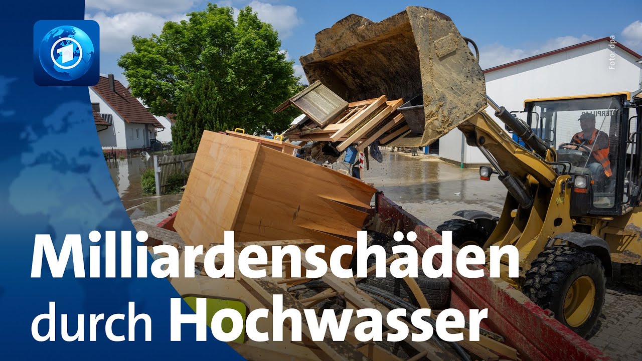 Schätzungen der Versicherungen: Milliardenschäden durch Hochwasser