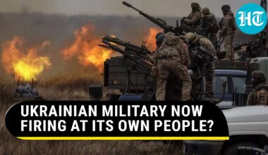 Ukraine Forces Shoot At Their Own People, While Zelensky Attends Peace Meet? Chaos At Border: Report