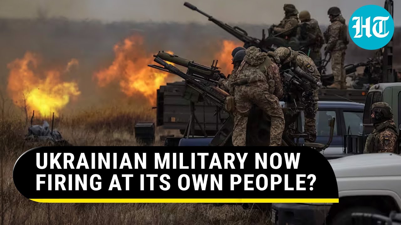 Ukraine Forces Shoot At Their Own People, While Zelensky Attends Peace Meet? Chaos At Border: Report