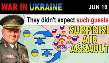 18 Jun: BREAKTHROUGH: 2 Ukrainian Helicopters WREAK HAVOC on a Russian Base | War in Ukraine