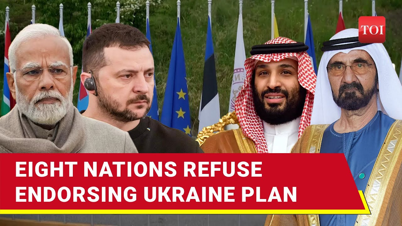 West Embarrassed As U.S' Arab Allies, India Refuse To Sign 'Unilateral' Swiss Peace Plan On Ukraine