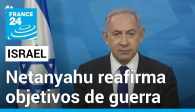 Netanyahu reafirma objetivos de guerra en Gaza mientras la situacion humanitaria empeora