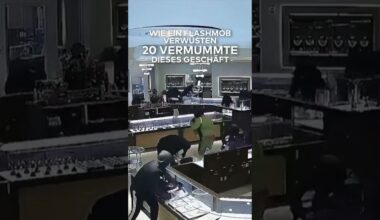 KALIFORNIEN: Spektakulärer Einbruch! 20 Vermummte überfallen Juwelier I WELT #shorts