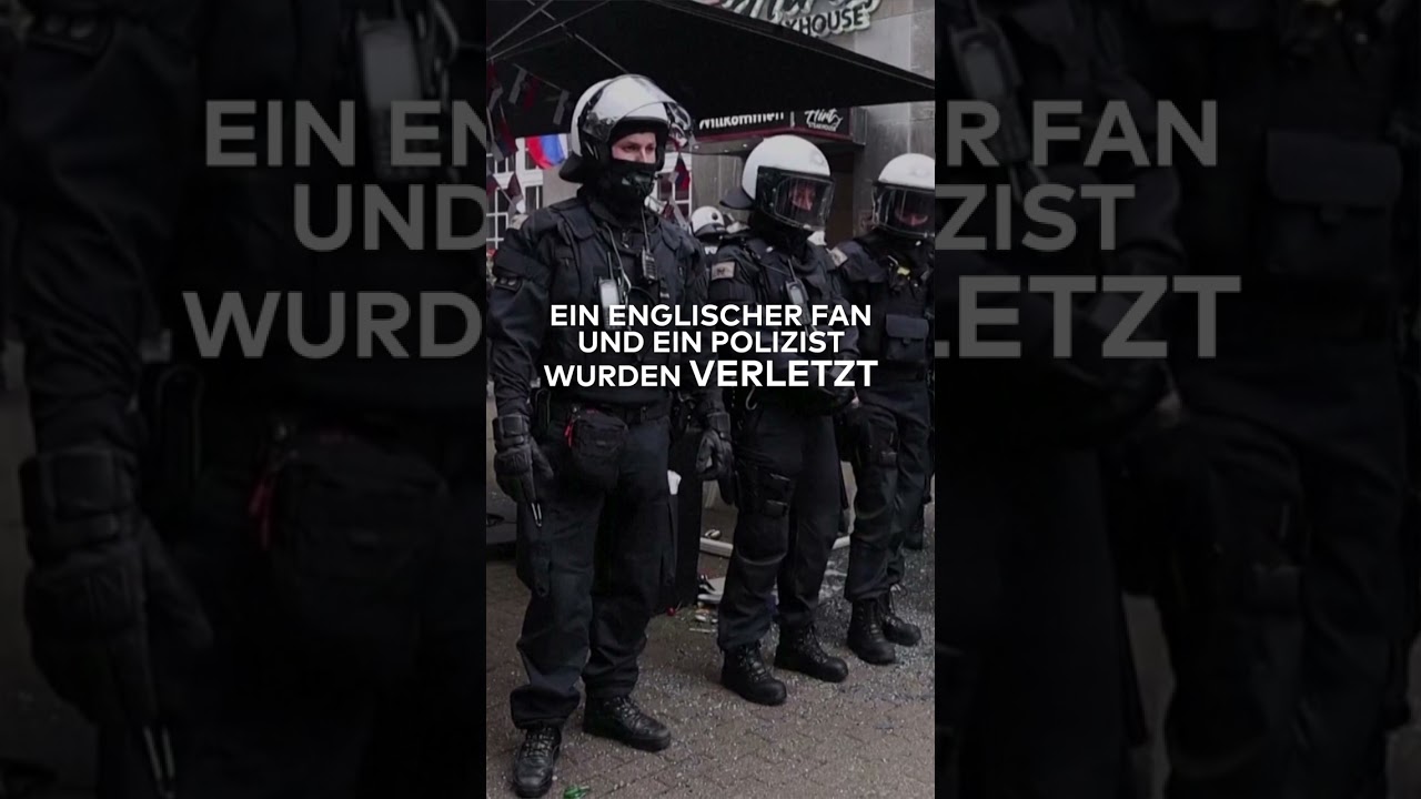 GELSENKIRCHEN: Hools verkloppen sich! Serbiens Präsidenten-Sohn mittendrin I EM 2024 WELT #shorts