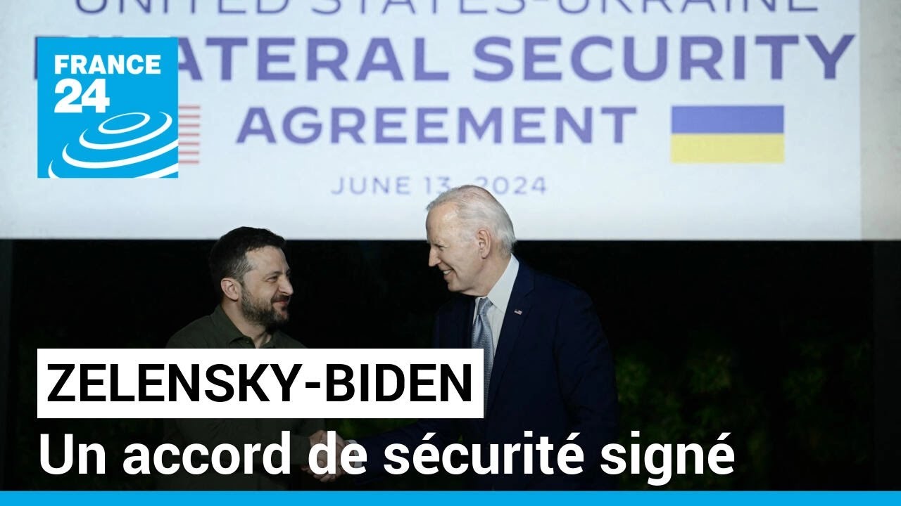 Ukraine-États-Unis : un accord de sécurité signé • FRANCE 24
