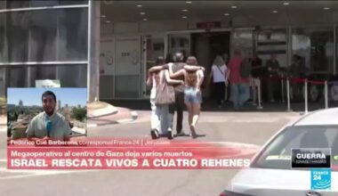 Informe desde Jerusalén: Israel rescata a cuatro rehenes en Gaza; la misión causa múltiples muertos