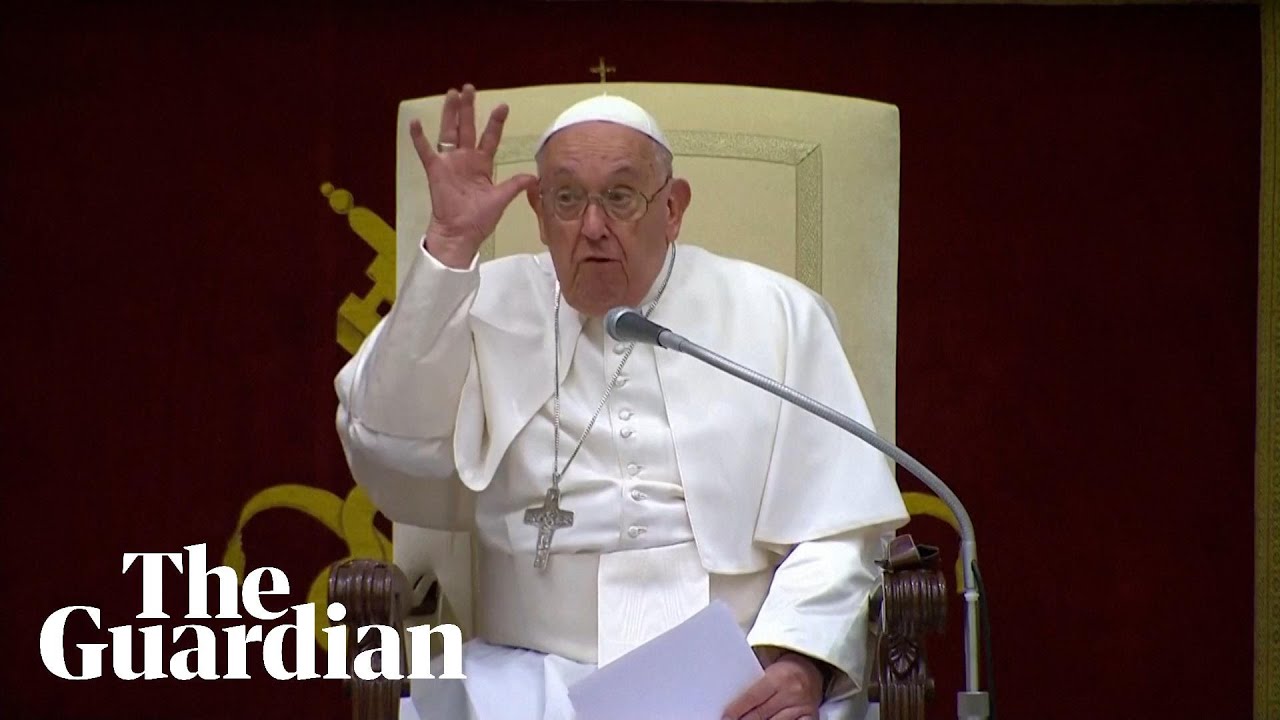 'Not heresy to laugh at God': Pope meets comedians at the Vatican