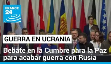 Las ausencias y asistencias de los líderes latinoamericanos a la Cumbre para la Paz • FRANCE 24