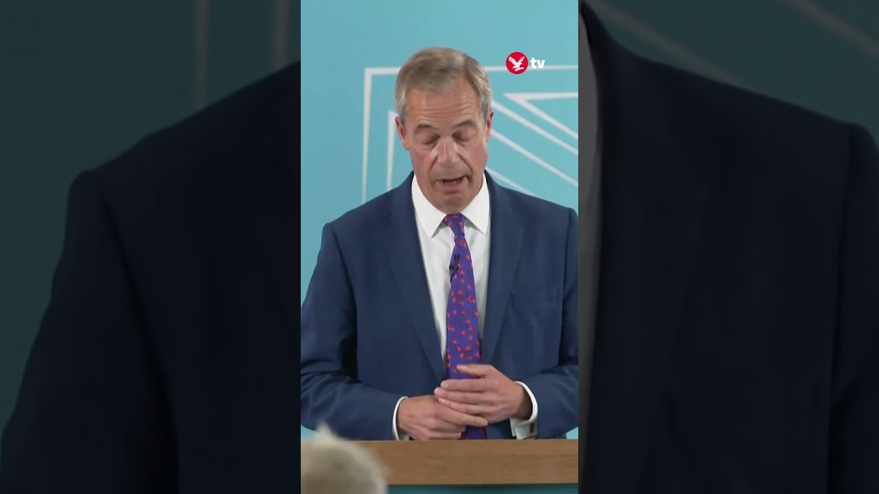 Farage launches Reform UK manifesto: 'Not going to win' 🗯️ #politics #shorts
