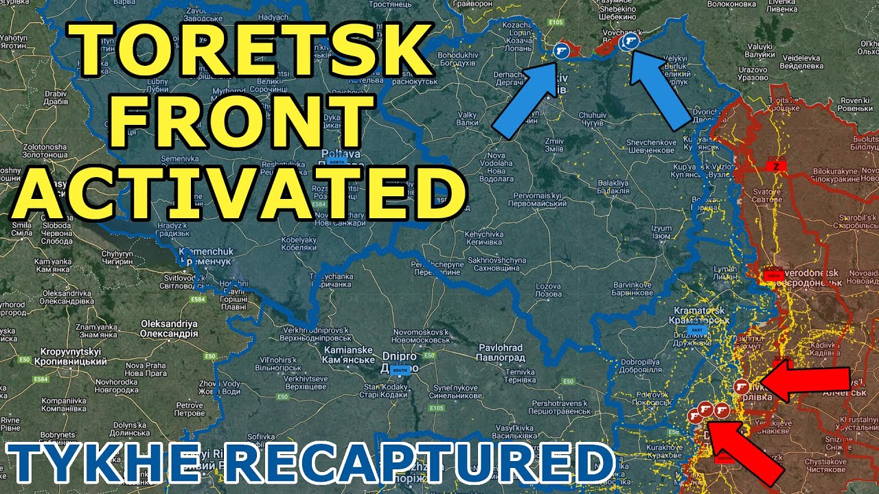 New Russian Offensive | Toretsk Front Activated | Ukraine Recaptures Tykhe