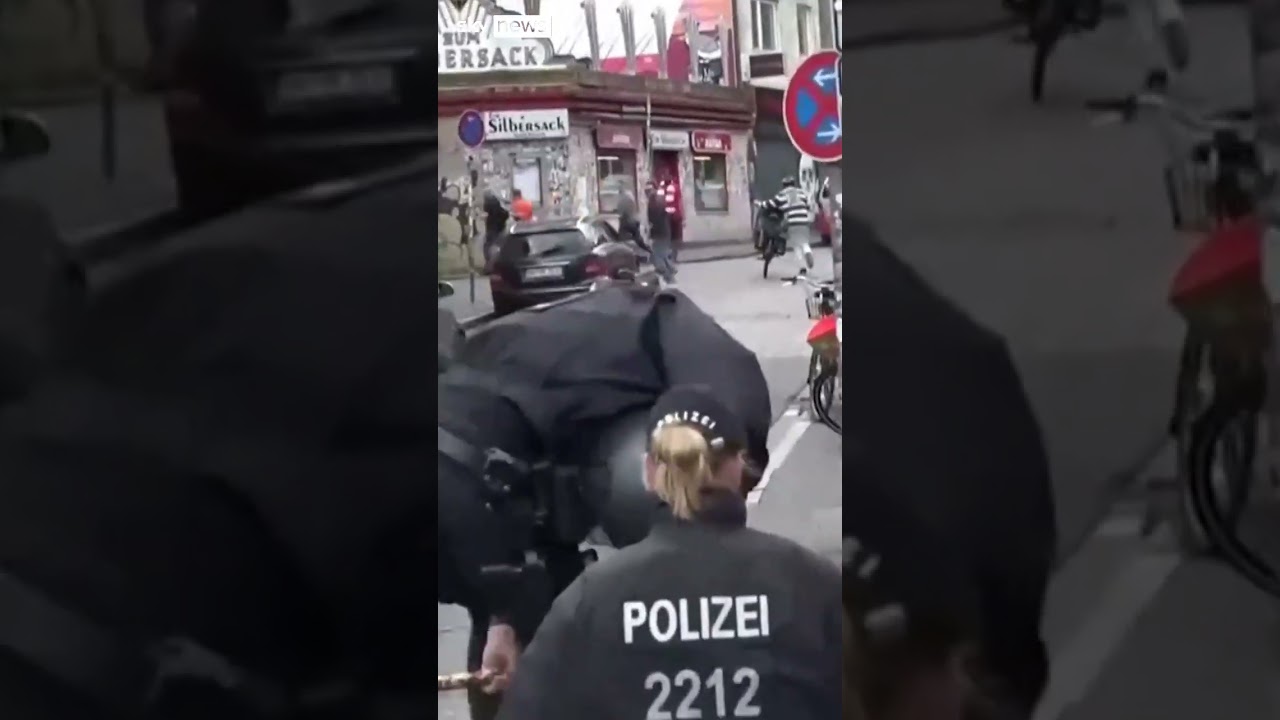 Axe-wielding man shot by police near Euro 2024 fanzone in Hamburg
