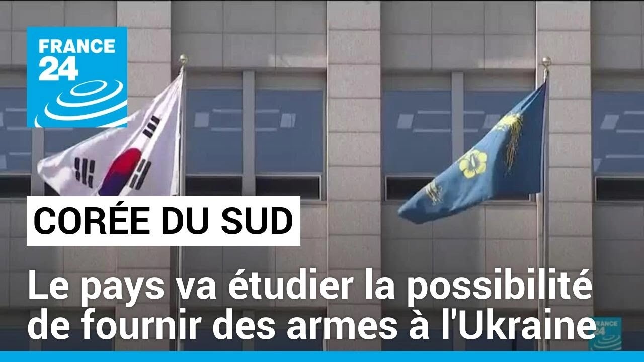 La Corée du Sud va étudier la possibilité de fournir des armes à l'Ukraine • FRANCE 24
