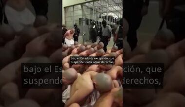 El Salvador envía a 2.000 presuntos "mareros" a megacárcel.