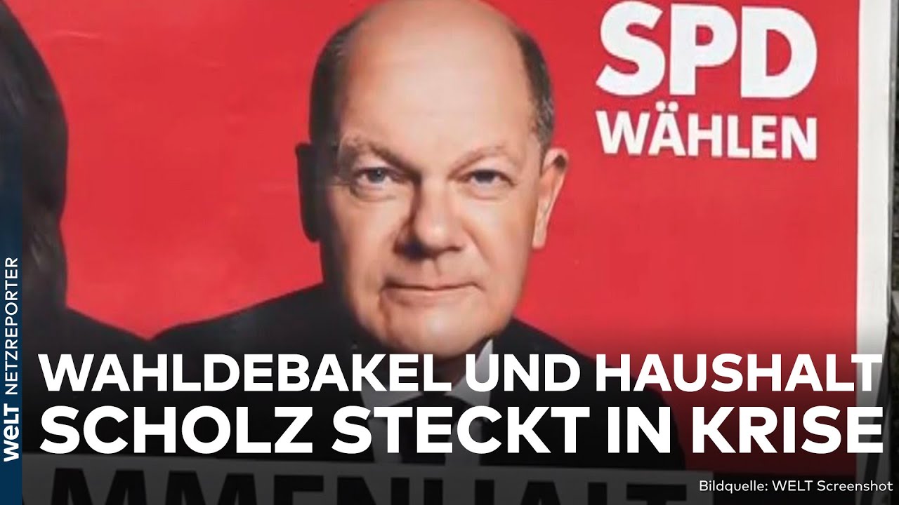 DEUTSCHLAND: Wahldebakel mit SPD und Haushalt mit Ampel! Scholz steckt in tiefer Krise