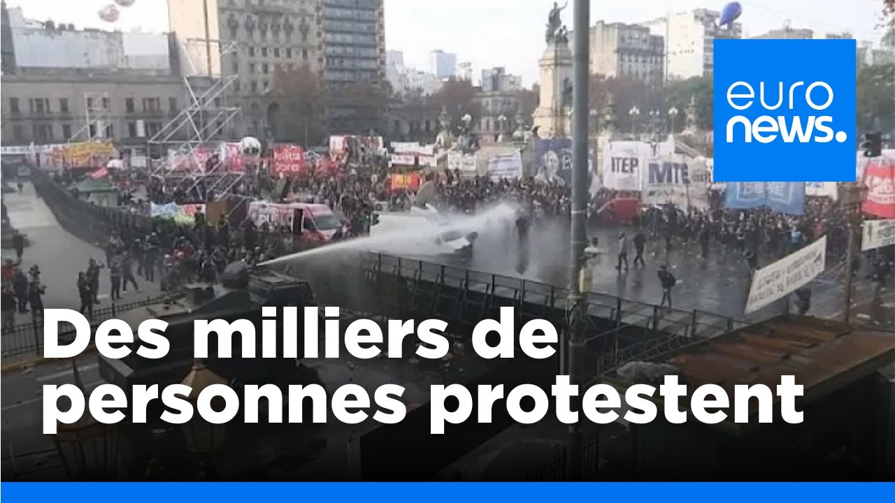 Manifestations à Buenos Aires contre les lois Milei | euronews 🇫🇷